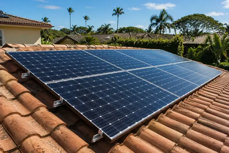 Installation de panneaux solaires à Saint-Baudille-de-la-Tour